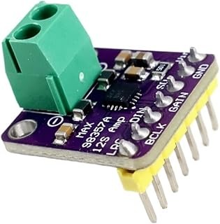 Breadboard wiring layout for the ESP32 internet radio